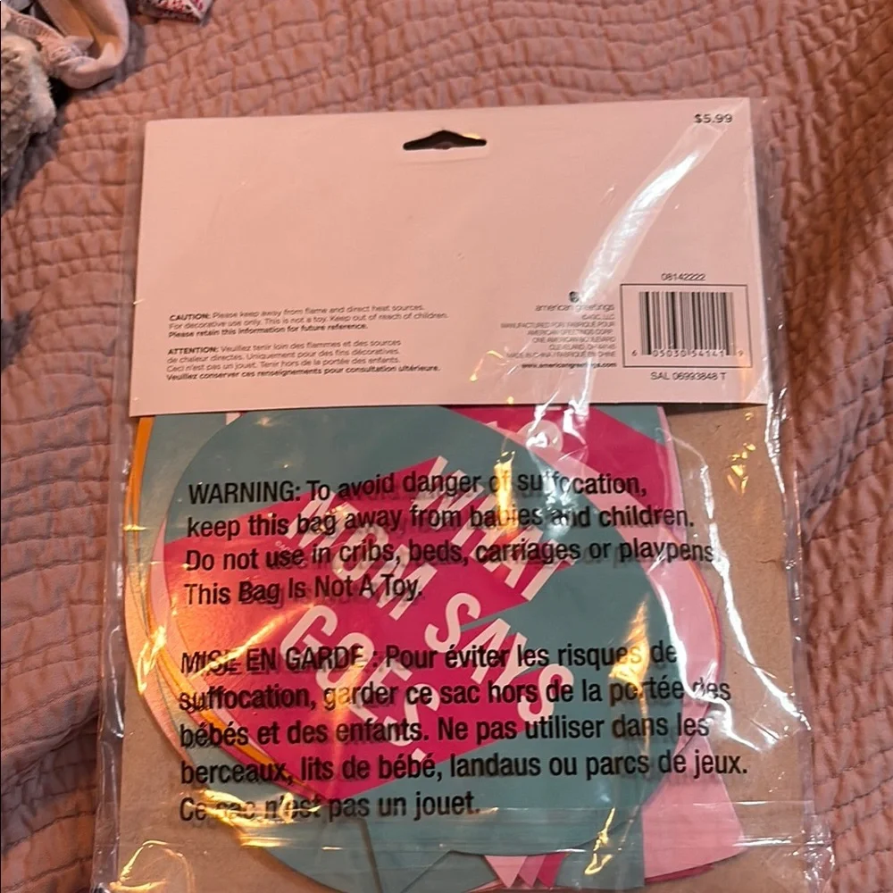 American Greetings Pink and Orange Photo Props - Picture 2 of 2